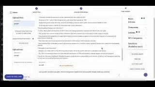 Corporate data and relationships analysis with RAG