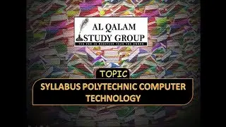 SYLLABUS POLYTECHNIC COMPUTER TECHNOLOGY'