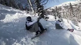 Шерегеш, лесное катание 21.02.2024