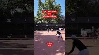 Iga Swiatek versus Hit With Me 🎾