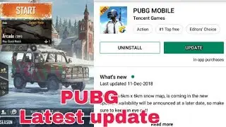 Latest PUBG MOBILE update snow map in PUBG MOBILE