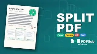 Split PDF into Multiple pages with PDFSub