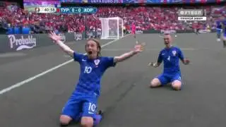 Modric Goal ● Turkey - Croatia (0-1) ●
