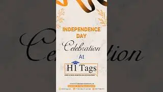 Independence Day Celebration at  @h1tags   #digitalmarketing #happyindependenceday #independenceday