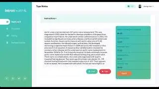 clinical study walkthrough - Intron Transcribe