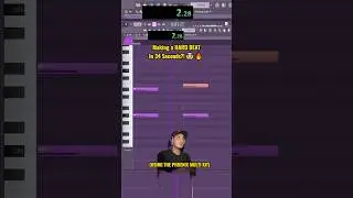 He Made An Insane Beat In 34 Seconds?!🤯  #flstudiobeats #flstudio #musicproduction