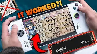 I put the WRONG SSD into the ROG Ally... AND IT WORKED?!?