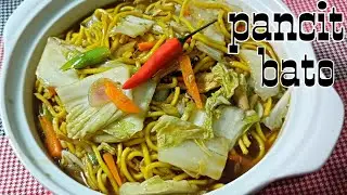 Pancit bato with tinapa masiramon