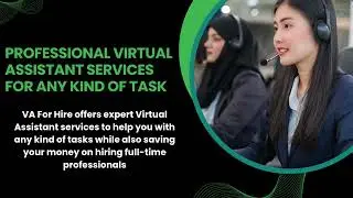Professional Virtual Assistant Services for Projects of Any Size and Task