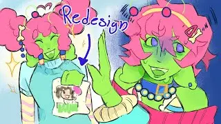I Redesigned my OLD OC's (commentary + speed paint)