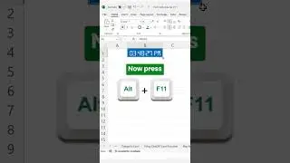 Excel Techniques for Quick Implementation of VBA Code to Create a Digital Clock!🚀 