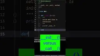 python __call__ and __init__ functions