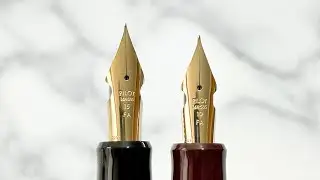 Pilot Custom 823 #15 FA vs Custom 742 #10 FA nib