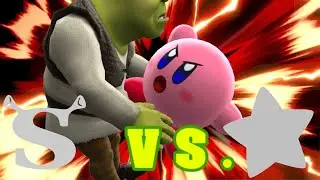 Shrek vs Kirby and Shrek's Defeat (with music)