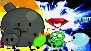 Tpot Two  and  Remote  and  Firey  and  Book  VS  Ruby  and  Leafy  and  Bubble  and  Bomby