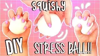 DIY SQUISHY STRESS BALL Without Balloons!! | How to make a Stress Ball SUPER EASY!!