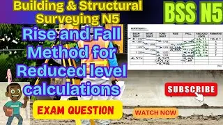 BSS N5 Rise & Fall Method for Reduced Level Calculation 