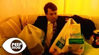 Bringing Shopping To A Party - Peep Show