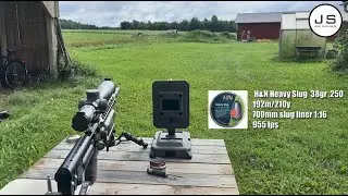 TEST#2 H&N Heavy Slug 38gr .250 @ 192m/210y