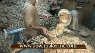 Mike Mahoney demonstrates how to core multiple bowls( in real time).
