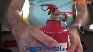 Feuerlöscher - Teil der Sicherheitseinweisung!