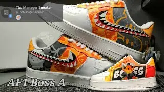 Air Force 1 Custom Painted BOSSING