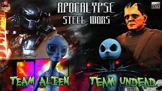 APOCALYPSE - Paul & Predator VS Frankenstein & Jack Skellington⭐ FANTASY MATCH ⭐ | Gameplay