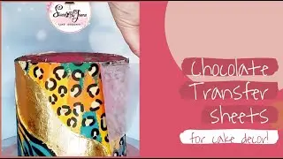 Español. Decorating Chocolate with Transfer Sheets Class with Joana from @sweetsbyjoana
