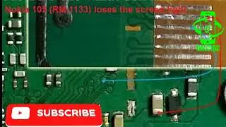 Nokia 105 RM 1133 loses the screen light