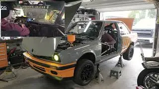 E30 M20B25 Engine Rebuild - First Start!