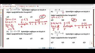 4-)M8 Cebir (Eşitsizlikler) 13
