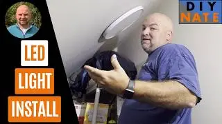 Easy LED Light Fixture Replacement! Installing an LED Flush Mount Light in Laundry Room - by DIYNate