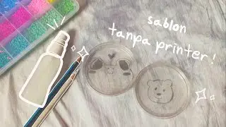 [DIY] CARA SABLON GELAS CUP PLASTIK TANPA PRINTER 🥤 | GAMPANG DAN MUDAH