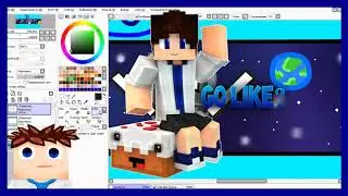 Speed Banner For SadEvie | PaintToolSai | Minecraft | Ep.003 |