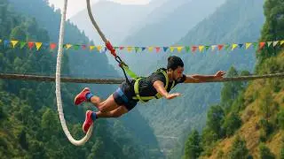 CRAZY BUNGEE JUMPING in Himachal Pradesh