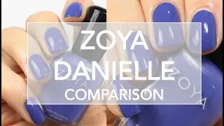 Zoya Blurple Comparison // Danielle