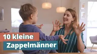 10 Zappelmänner (Kinderlied) || Mamaleens Kinderlieder