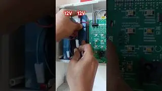 How to wire a fire alarm panel system with a 24v input using 2 x  12v rechargeable batteries