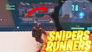 *SUPER LOCO!!!* SNIPER VS CORREDORES (FORTNITE MINIJUEGOS)
