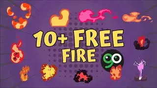 10+ FREE Cartoon Fire Elements for Your Videos | Green Screen Fire Effects