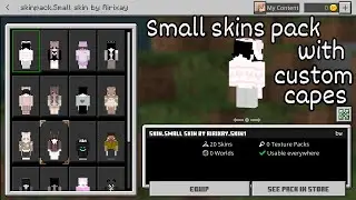 20 Small skins pack with custom capes