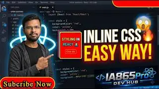 React JS Inline CSS Tutorial 🔥 | Module 10 Complete Guide | Styling in React for Beginners