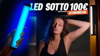 3 luci Led RGB SOTTO 100€ per foto e video - Nanlite