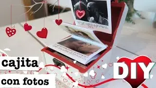 CAJITA DE FOTOS POP UP | REGALO PERFECTO PARA DÍA SAN VALENTÍN | DÍA DEL AMOR