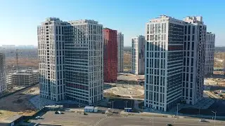 31.10.2021 Аерообліт ЖК Варшавський Плюс, 7 Квартал, Варшавський 2. 4K