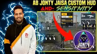 AB JONTY GAMING custom HUD |  Jonty gaming jaisi settings kaise kare #jontygaming # #crxjonty