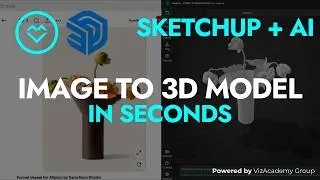 Image to 3D Model in seconds (SketchUp + AI workflow)
