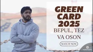 GREEN CARD 2025 TEZ, XATOSIZ ANKETA TO'LDIRISH. DVLOTTERY 2025 REGISTRATION