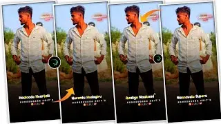 🧡NEW TRENDING LYRICS JANAPAD STATUS EDITING KANNADA| LYRICS JANAPAD STATUS