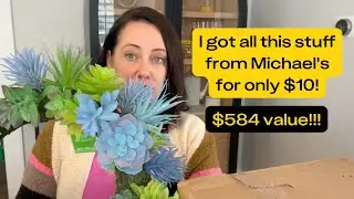 Michael's Grab Bag Unboxing | October 2024: I Got $584 Worth of Items for $10!